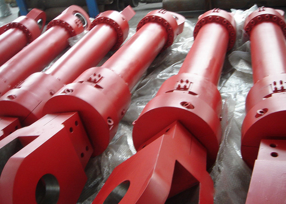 OEM Flat Gate Single Acting Cylinder Hydraulic Custom Hoist Cylinders